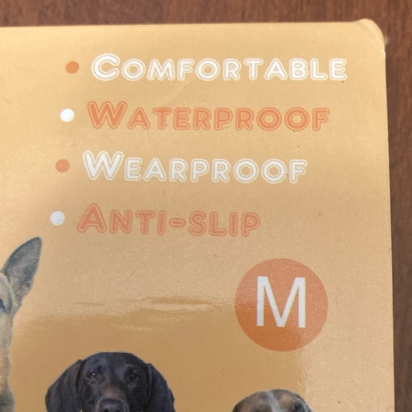 CoolTail Pet Socks waterproof anti slip weather proof dog adjustable size Medium - Picture 4 of 5